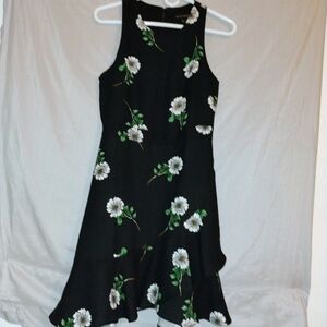 Banana Republic Black and Multicolor Dress